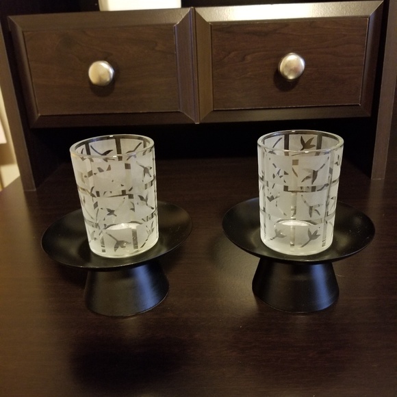 PartyLite Accents Votive Tealight Candle Holder Bamboo Poshmark